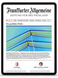 Titelblatt der Zeitschrift Frankfurter Allgemeine Zeitung