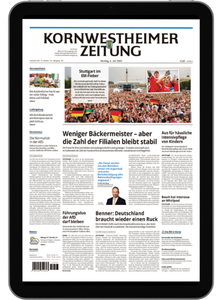 Titelblatt der Zeitschrift Kornwestheimer Zeitung