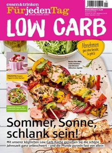 Titelblatt der Zeitschrift essen & trinken für jeden Tag LOW CARB im Prämienabo