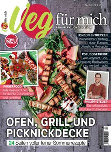 Titelblatt der Zeitschrift Veg für mich im Geschenkabo