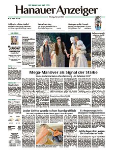 Titelblatt der Zeitschrift Hanauer Anzeiger