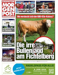 Titelblatt der Zeitschrift Morgenpost Chemnitz