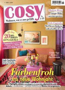 Titelblatt der Zeitschrift cosy im Prämienabo