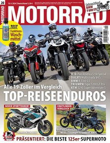 Titelblatt der Zeitschrift MOTORRAD Leser werben