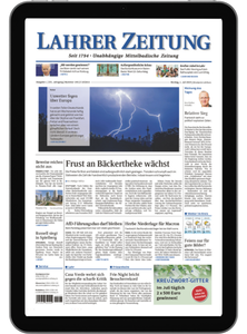 Titelblatt der Zeitschrift Lahrer Zeitung
